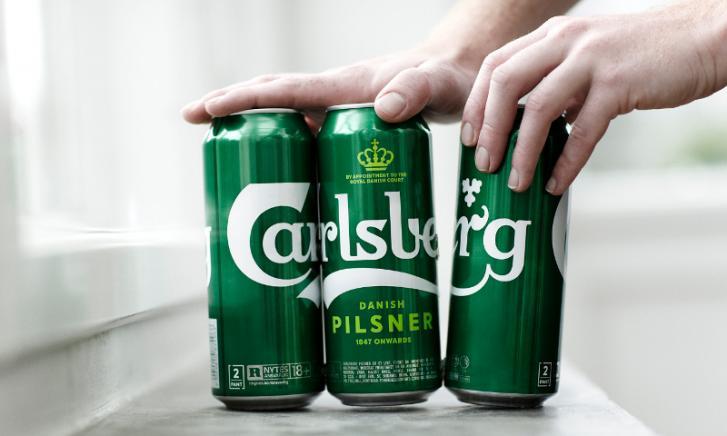Carslberg sixpack zonder plastic